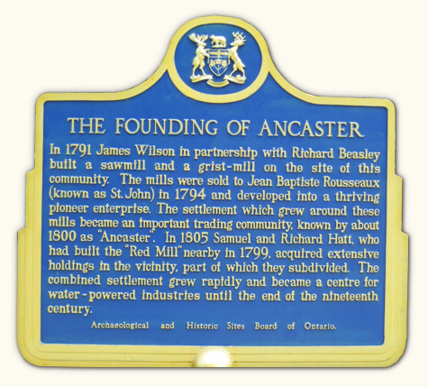 Ancaster Township Historical Society